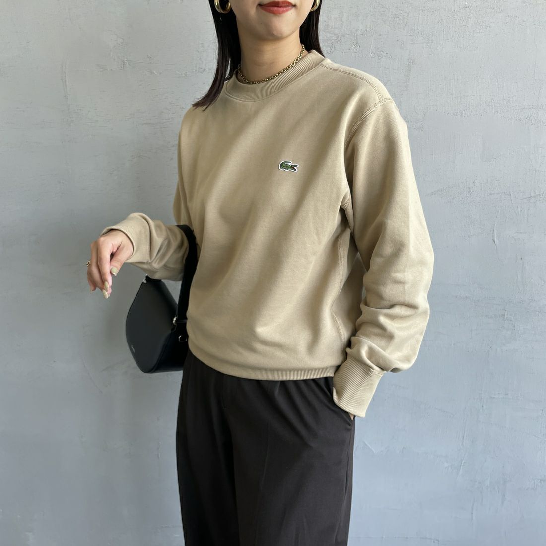 ※海月※ LACOSTE [ラコステ] プレミアムスウェットクルーネック [SH6913