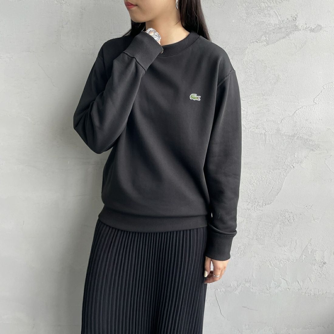 031 BLACK&&モデル身長：156cm 着用サイズ：3&&