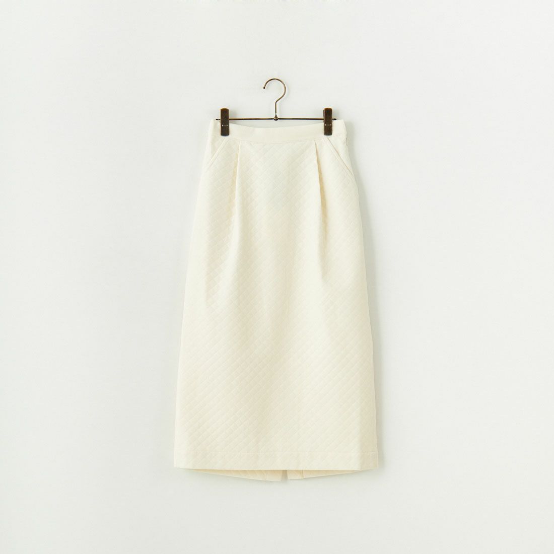 Kelen [ケレン] キルティングタックスカート [LKL24FSK2032] ECRU