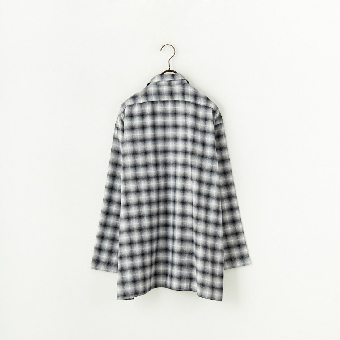 INDIVIDUALIZED SHIRTS [インディビジュアライズド シャツ] 別注 フランネルプレイドシャツ [IS200000002-JF] R12GFP BLK