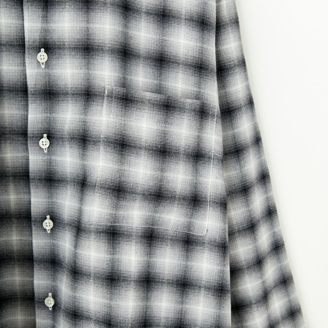 INDIVIDUALIZED SHIRTS [インディビジュアライズド シャツ] 別注 フランネルプレイドシャツ [IS200000002-JF] R12GFP BLK