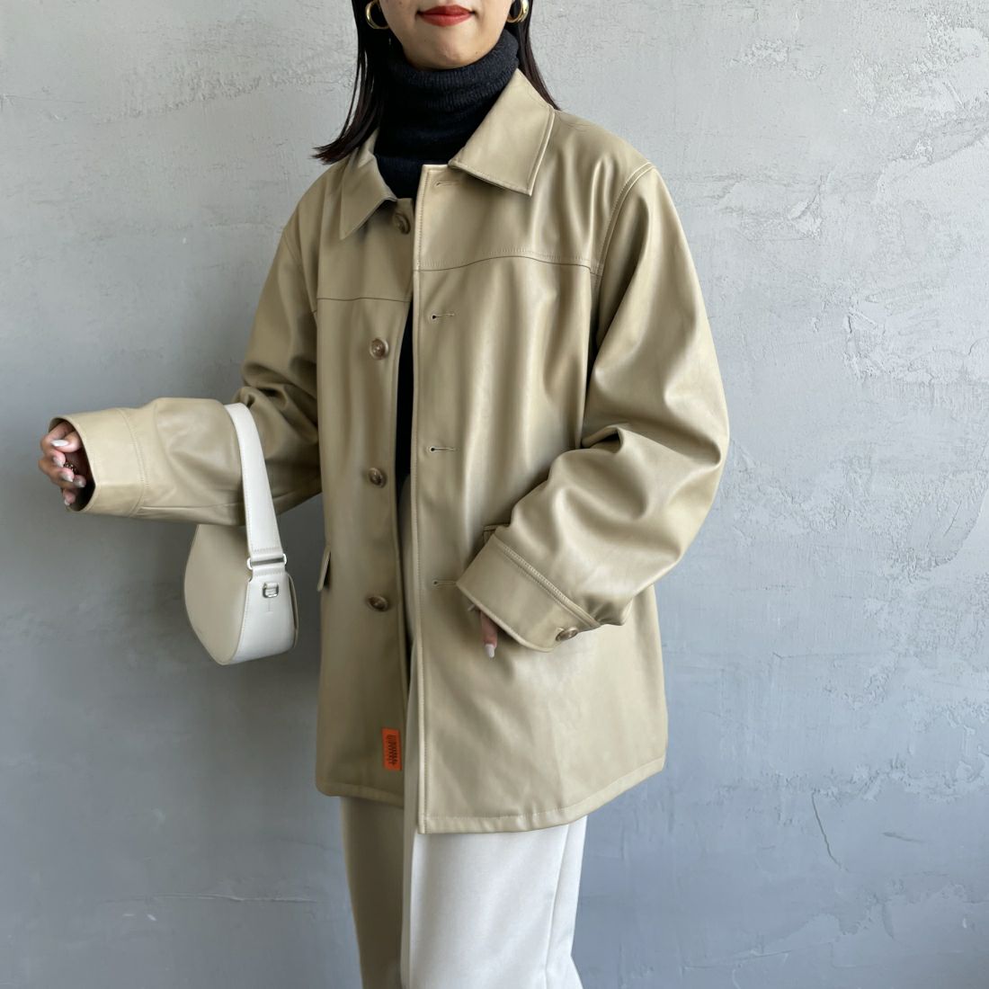 GREIGE&&モデル身長：163cm 着用サイズ：F&&