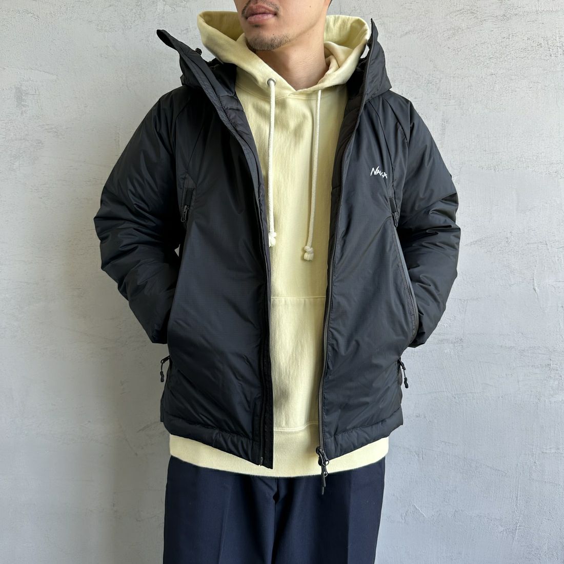 BLACK&&モデル身長：168cm 着用サイズ：M&&
