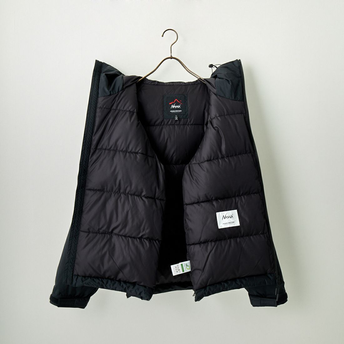JEANSFACTORY × NANGA [ジーンズファクトリー × ナンガ] 別注 オーロラテックスダウンジャケット [JMP-244-022] BLACK