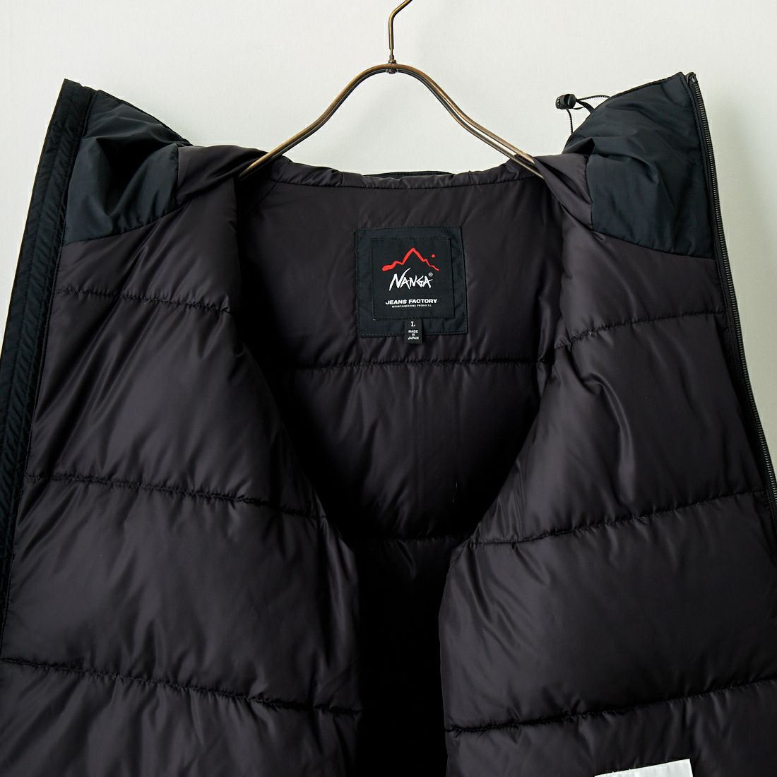 JEANSFACTORY × NANGA [ジーンズファクトリー × ナンガ] 別注 オーロラテックスダウンジャケット [JMP-244-022] BLACK