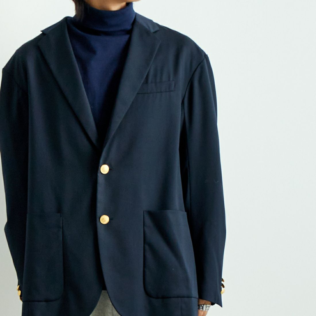Gymphlex [ジムフレックス] 2Bジャケット [GY-A0553CWT] DK.NAVY