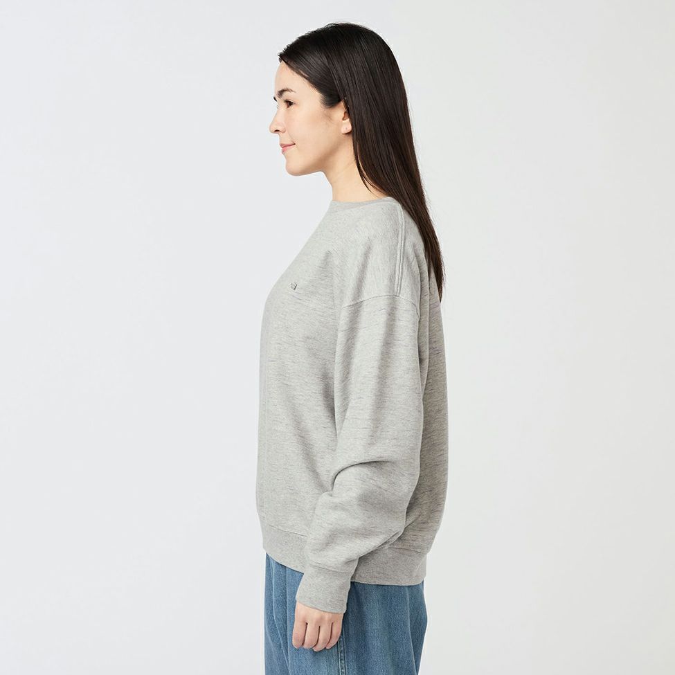 THE NORTH FACE PURPLE LABEL [ザ ノースフェイス パープルレーベル] フィールドクルーネックスウェット [N24FH060] Z MIX GRAY