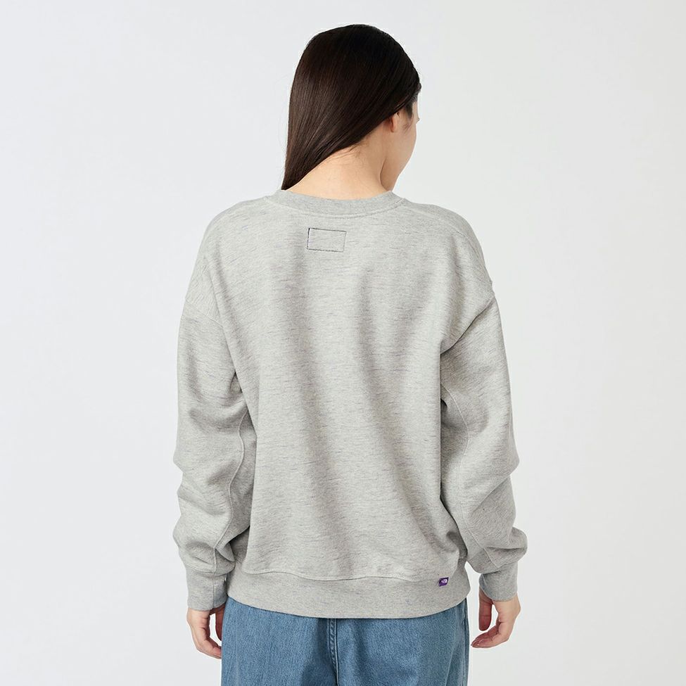 THE NORTH FACE PURPLE LABEL [ザ ノースフェイス パープルレーベル] フィールドクルーネックスウェット [N24FH060] Z MIX GRAY