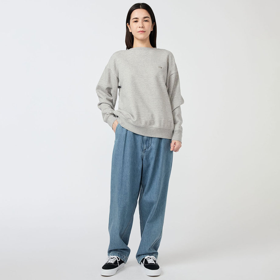 THE NORTH FACE PURPLE LABEL [ザ ノースフェイス パープルレーベル] フィールドクルーネックスウェット [N24FH060] Z MIX GRAY