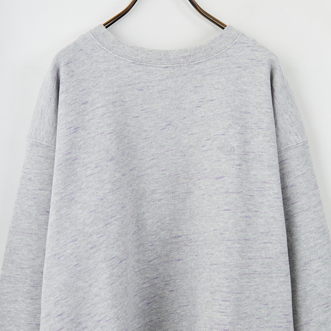 THE NORTH FACE PURPLE LABEL [ザ ノースフェイス パープルレーベル] フィールドクルーネックスウェット [N24FH060] Z MIX GRAY