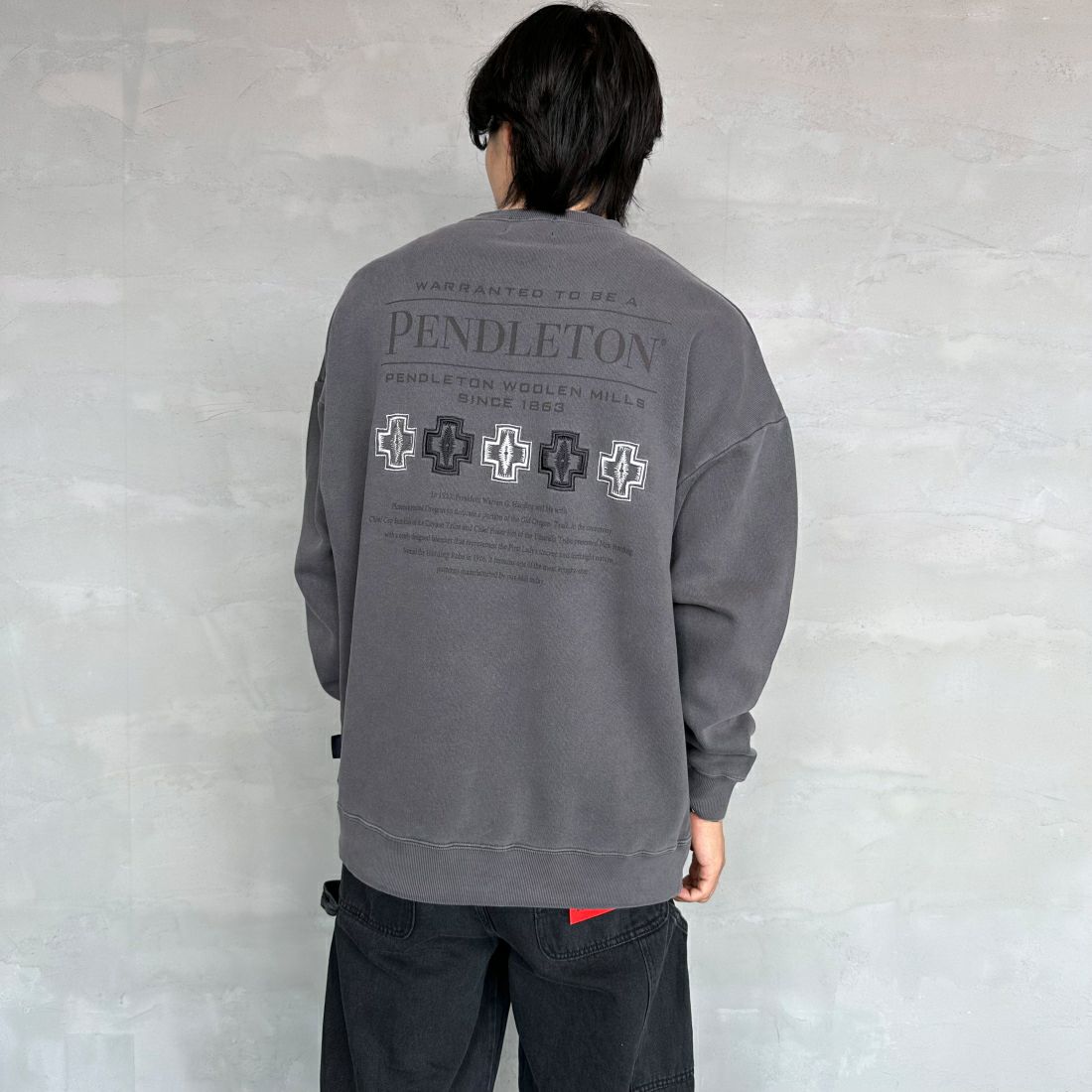 BLACK&&モデル身長：179cm 着用サイズ：XL&&