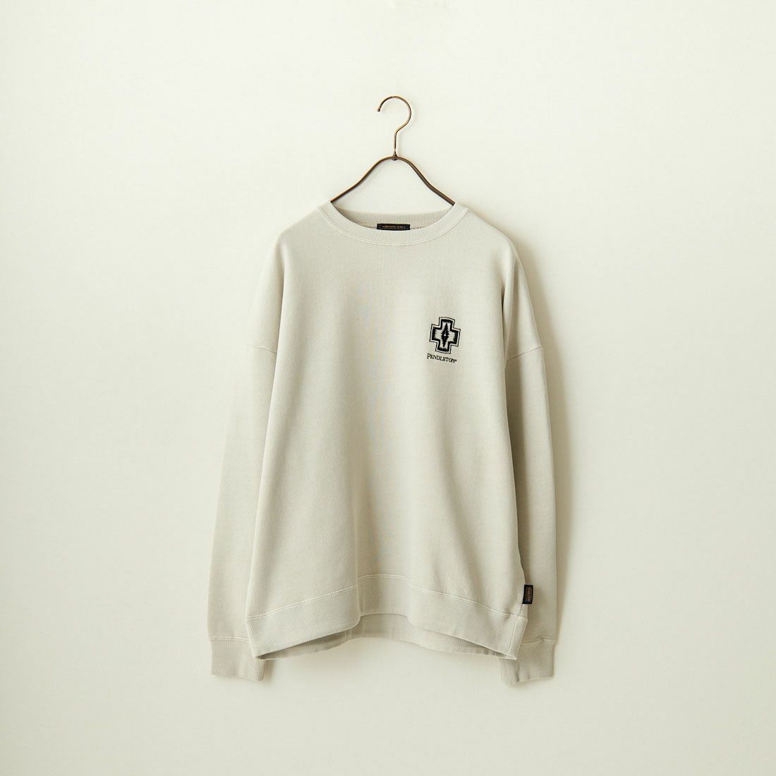 PENDLETON [ペンドルトン] 別注 ネイティブ柄 バックプリントピグメントスウェット [4475-7238-JF] GREY