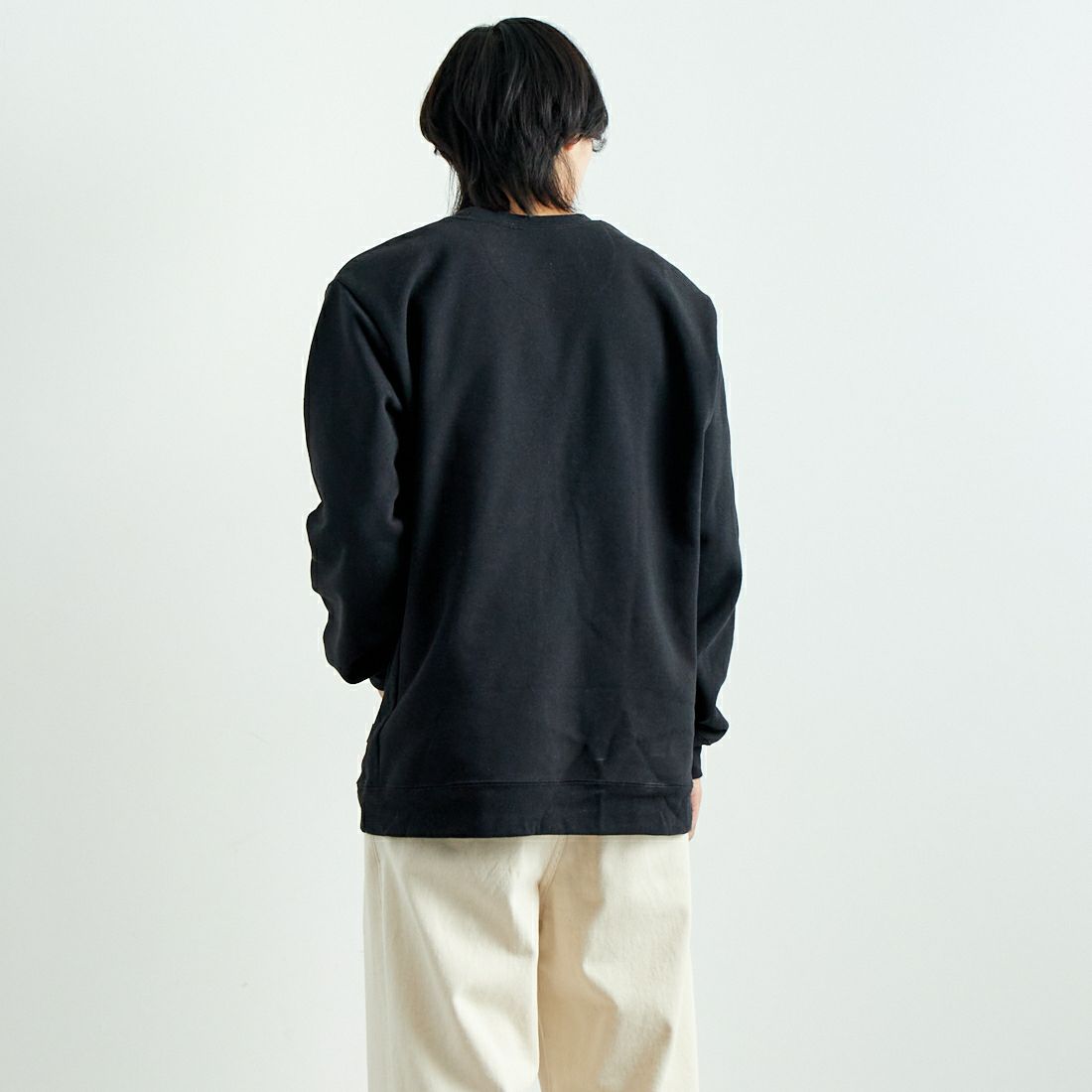 patagonia [パタゴニア] フィッツロイ アイコン アップライザル クルースウェットシャツ [39667] INBK &&モデル身長：179cm 着用サイズ：L&&