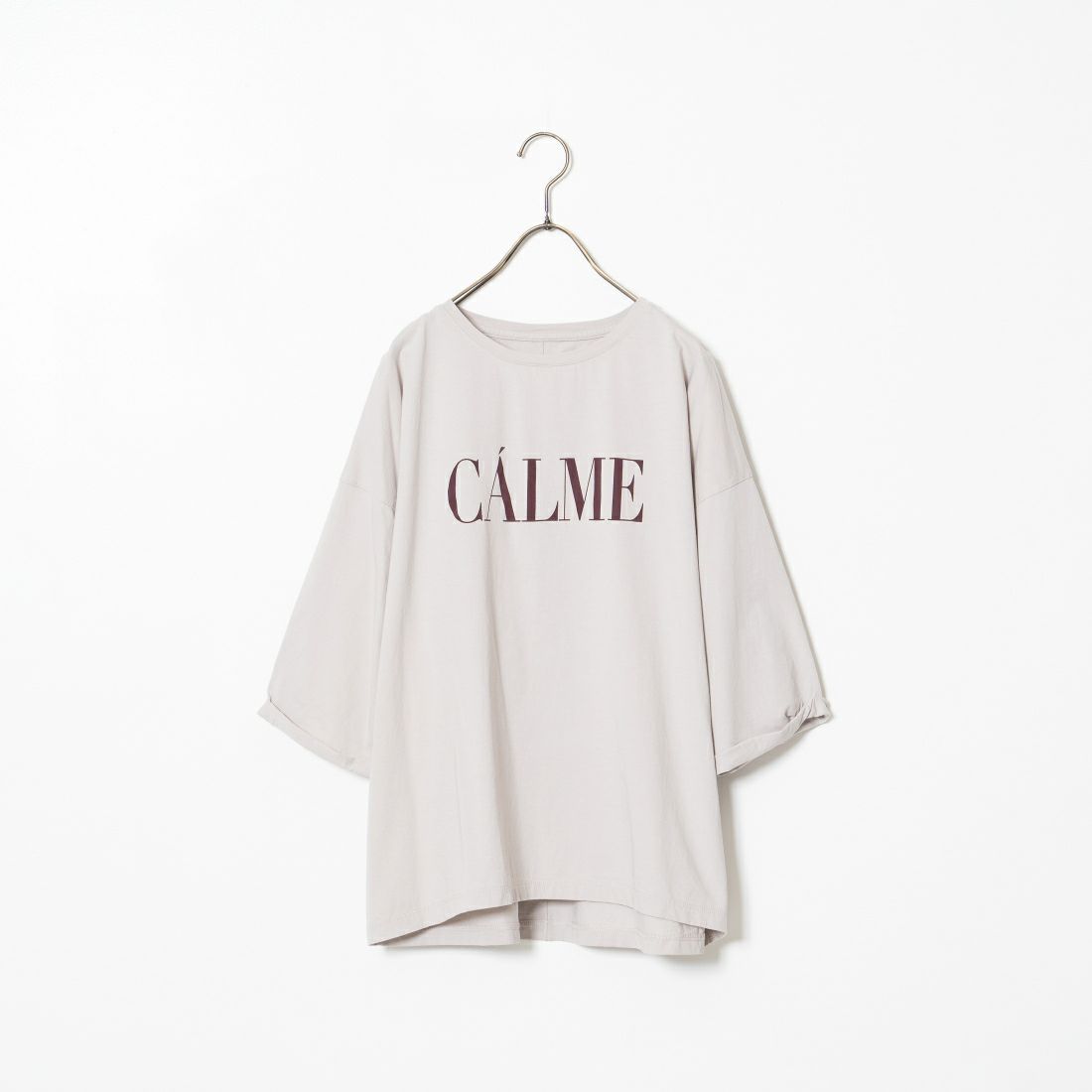 MICA&DEAL [マイカアンドディール] CALMEロゴ 5分袖Tシャツ [0124309194]