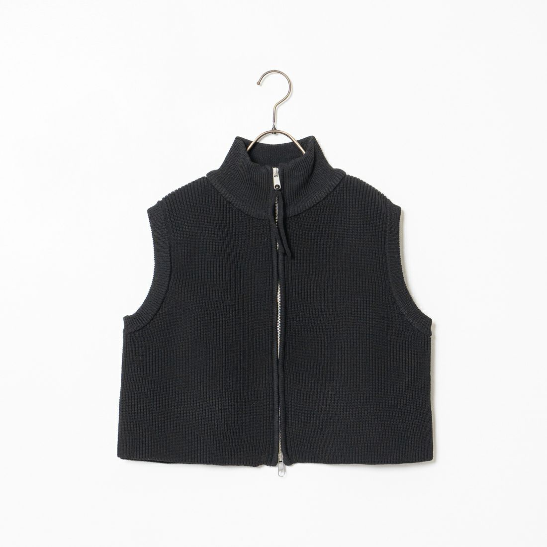 Maison de L'allure [メゾン ドゥ ラリュール] ドライバーズニットベスト [M24131020] 09 BLACK