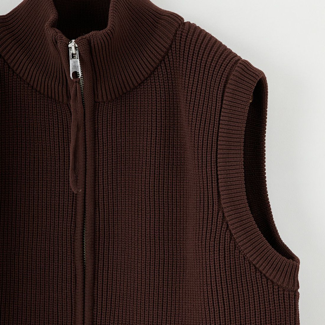 Maison de L'allure [メゾン ドゥ ラリュール] ドライバーズニットベスト [M24131020] 28 BROWN