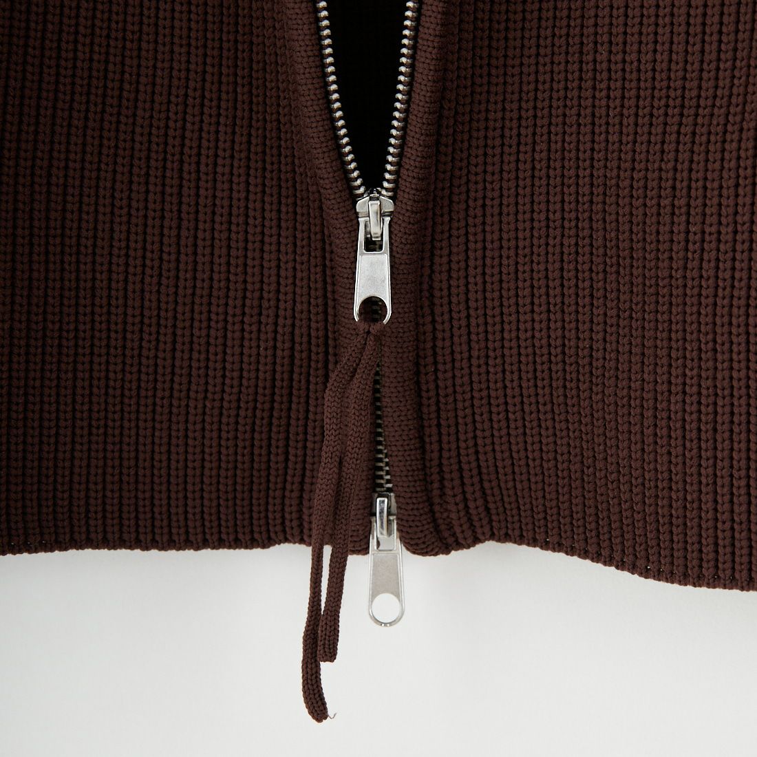 Maison de L'allure [メゾン ドゥ ラリュール] ドライバーズニットベスト [M24131020] 28 BROWN