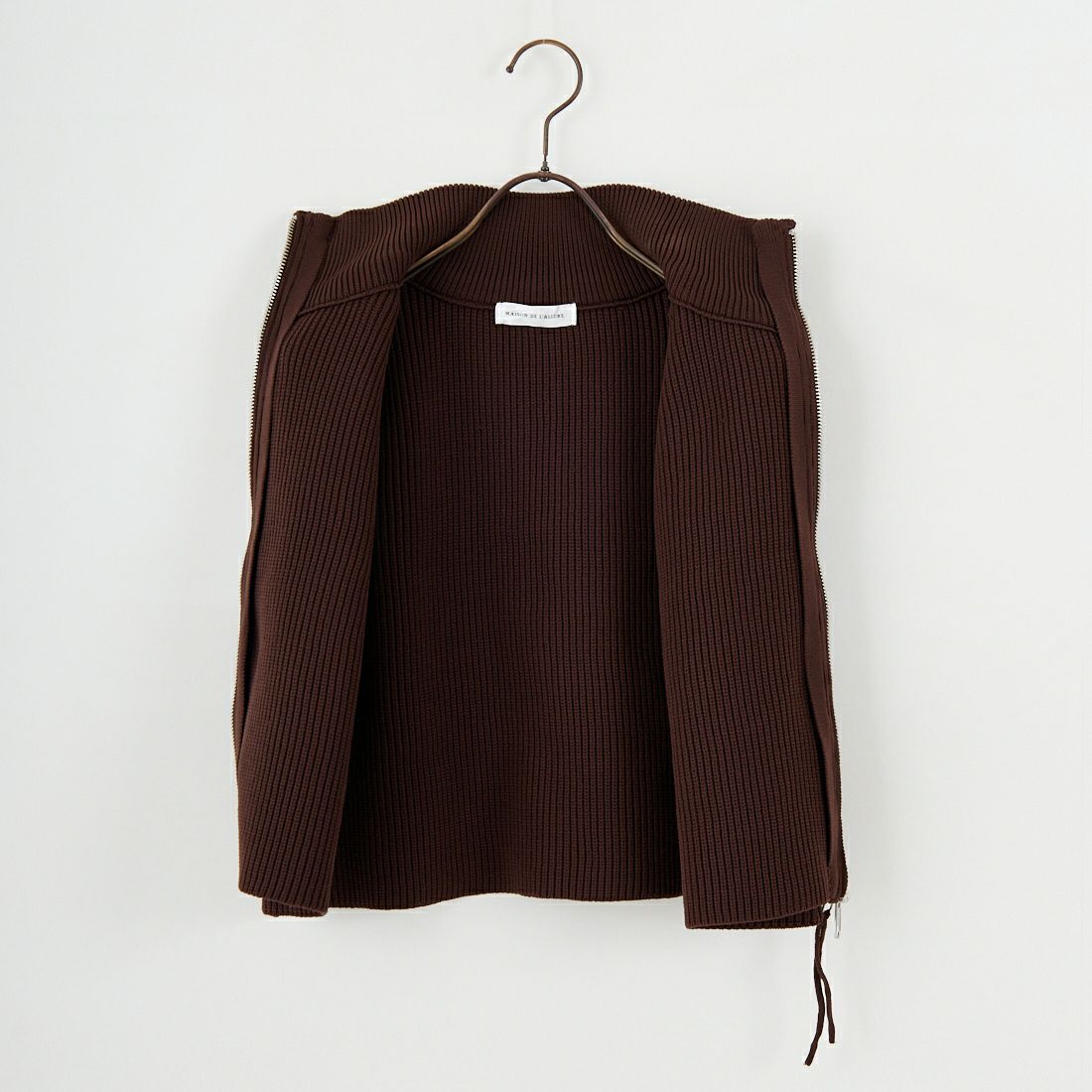 Maison de L'allure [メゾン ドゥ ラリュール] ドライバーズニットベスト [M24131020] 28 BROWN
