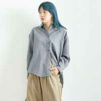 830 GRAY&&モデル身長：167cm 着用サイズ：F&&