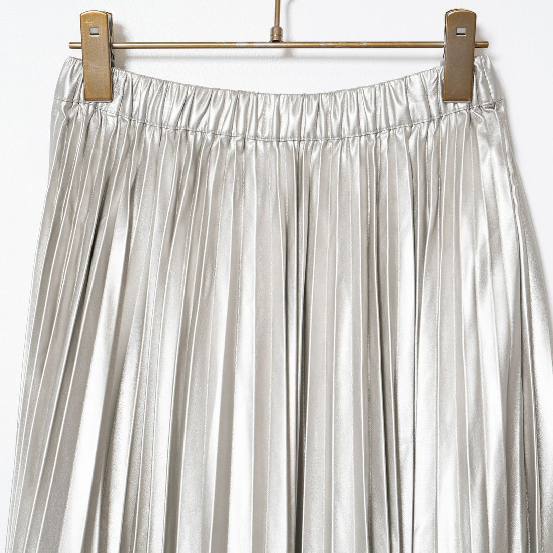 Jeans Factory Clothes [ジーンズファクトリークローズ] フェイクレザープリーツスカート [8920593-06] 19 ｼﾙﾊﾞｰ