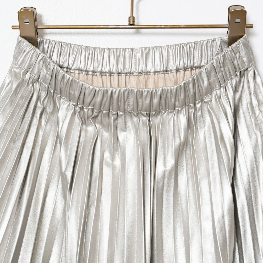 Jeans Factory Clothes [ジーンズファクトリークローズ] フェイクレザープリーツスカート [8920593-06] 19 ｼﾙﾊﾞｰ