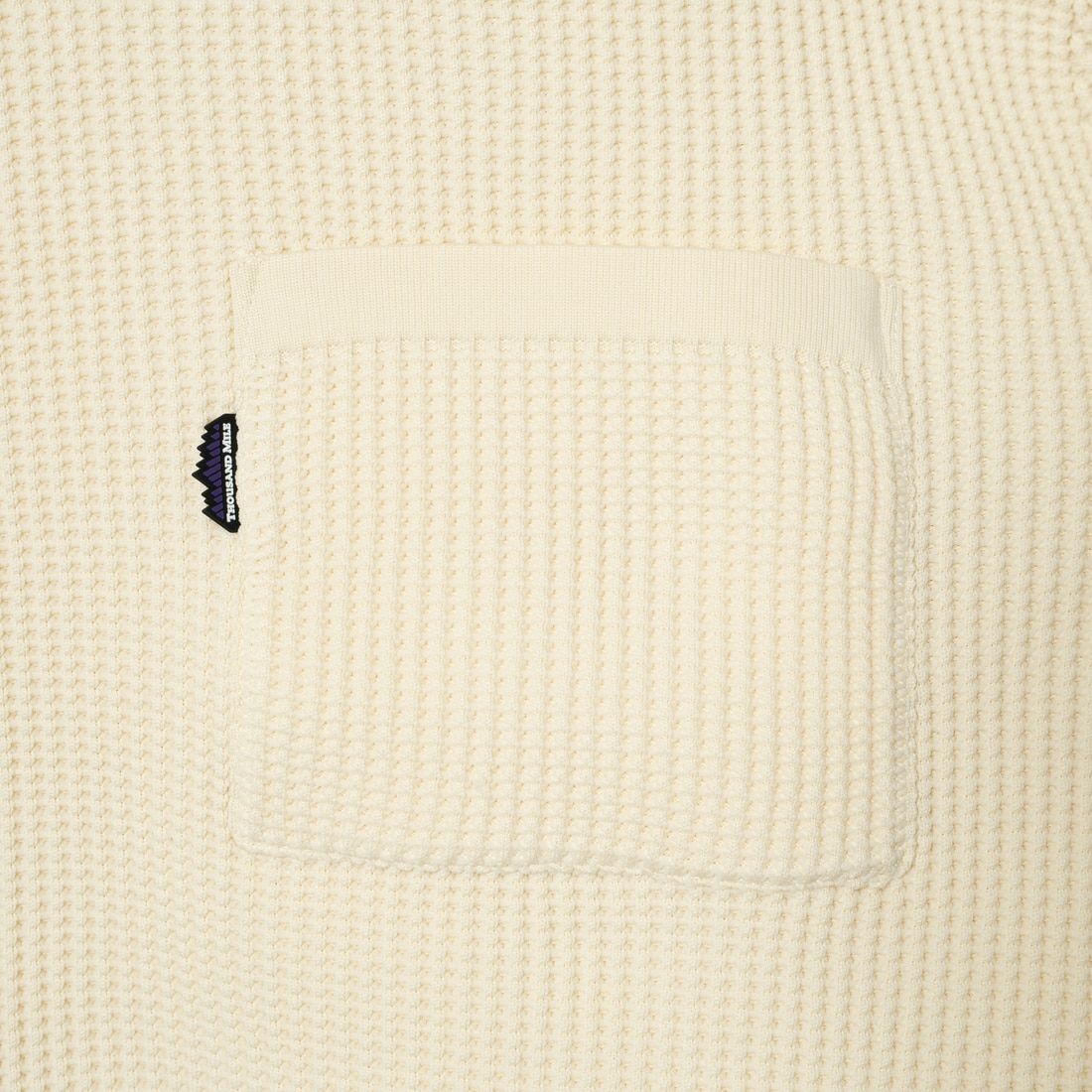 THOUSAND MILE [サウザンド マイル] ロングスリーブポケットTシャツ [TM242PK00280] 01 KINARI