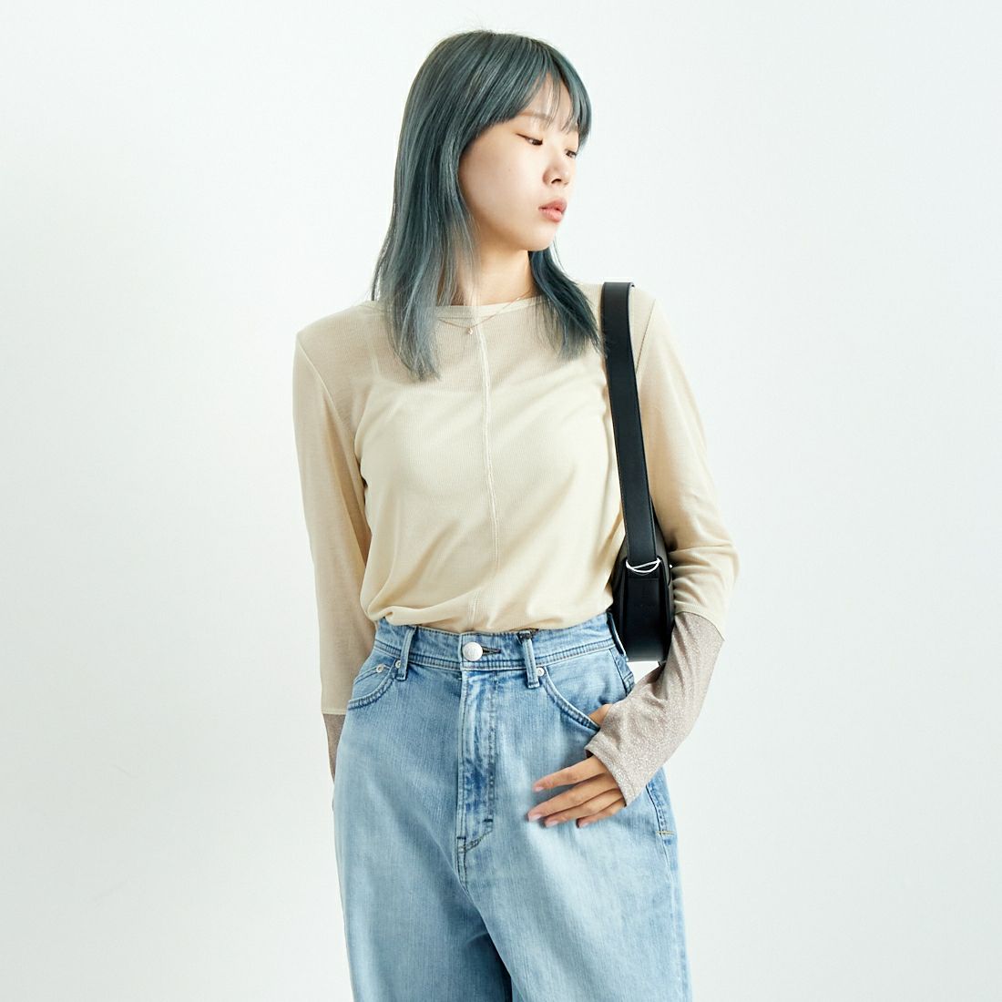 ｴｸﾘｭ&&モデル身長：167cm 着用サイズ：F&&