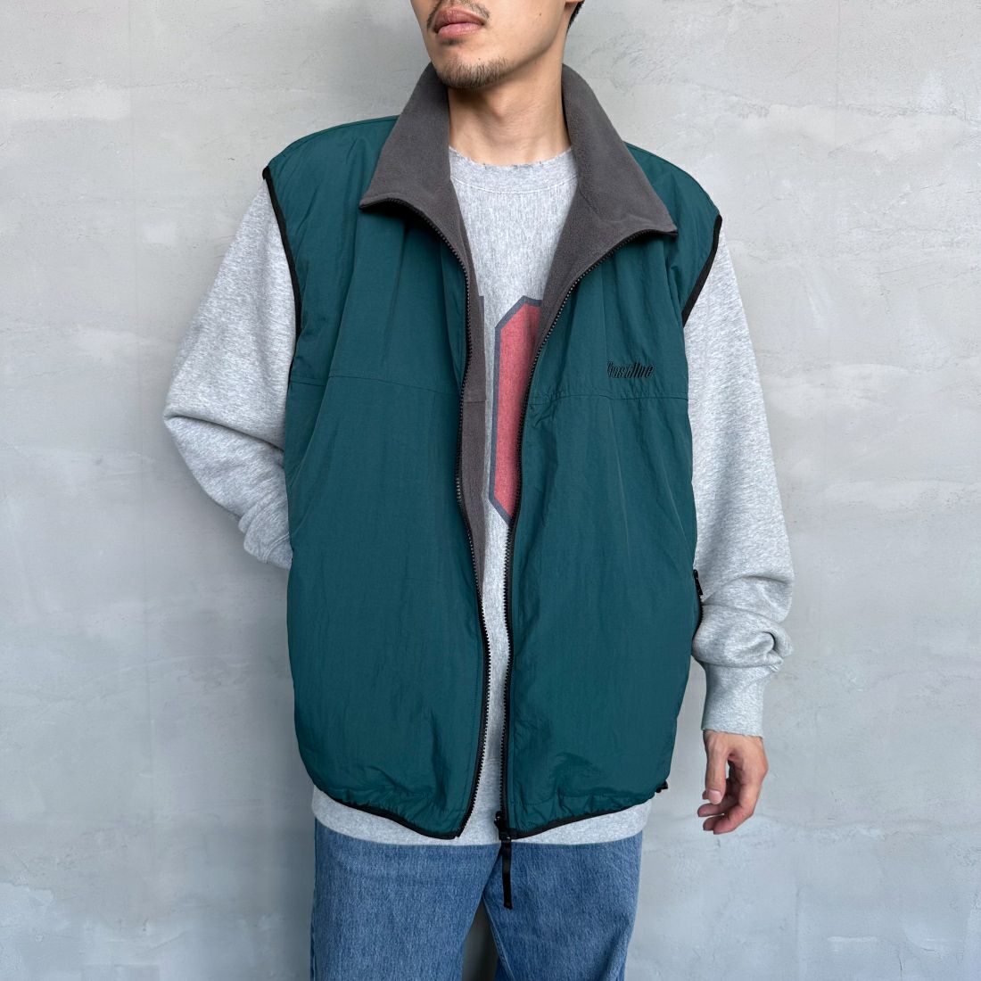 GREEN&&モデル身長：168cm 着用サイズ：L&&