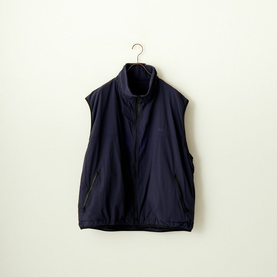 STANDARD CALIF. フリースベスト ネイビー　リバーシブル STANDARD CALIF. フリースベスト ネイビー リバーシブル