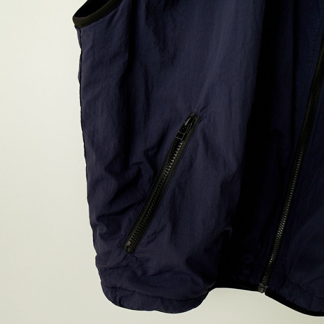 frostline [フロストライン] 別注 ナイロンフリース リバーシブルベスト [FL3-VT-IN3-JF] NAVY