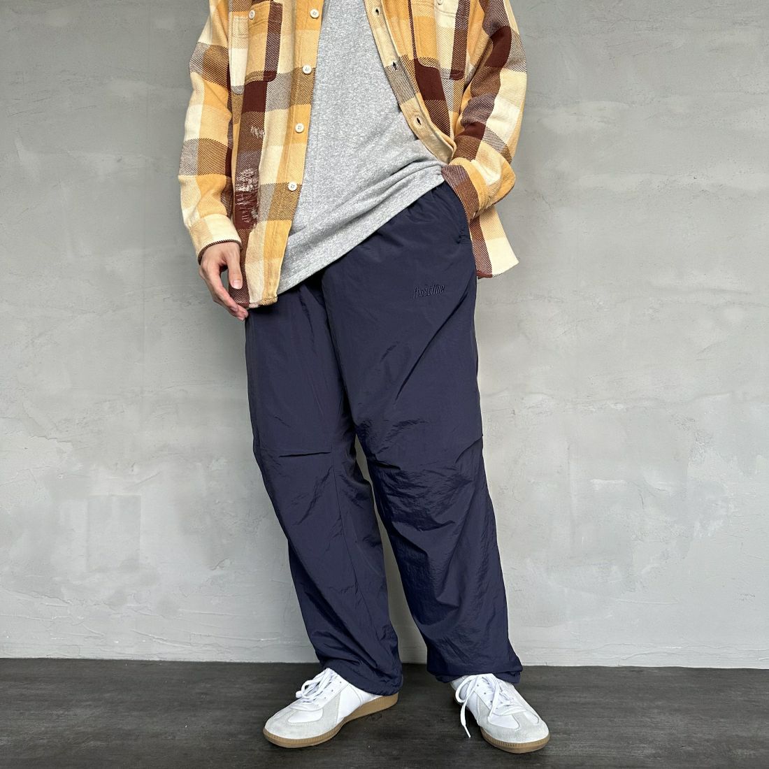 NAVY&&モデル身長：168cm 着用サイズ：L&&