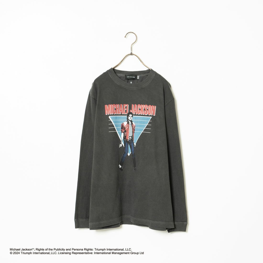 GOOD ROCK SPEED [グッドロックスピード] MICHAEL JACKSON PHOTO LS TEE by GOOD ROCK SPEED [24MJK204W]