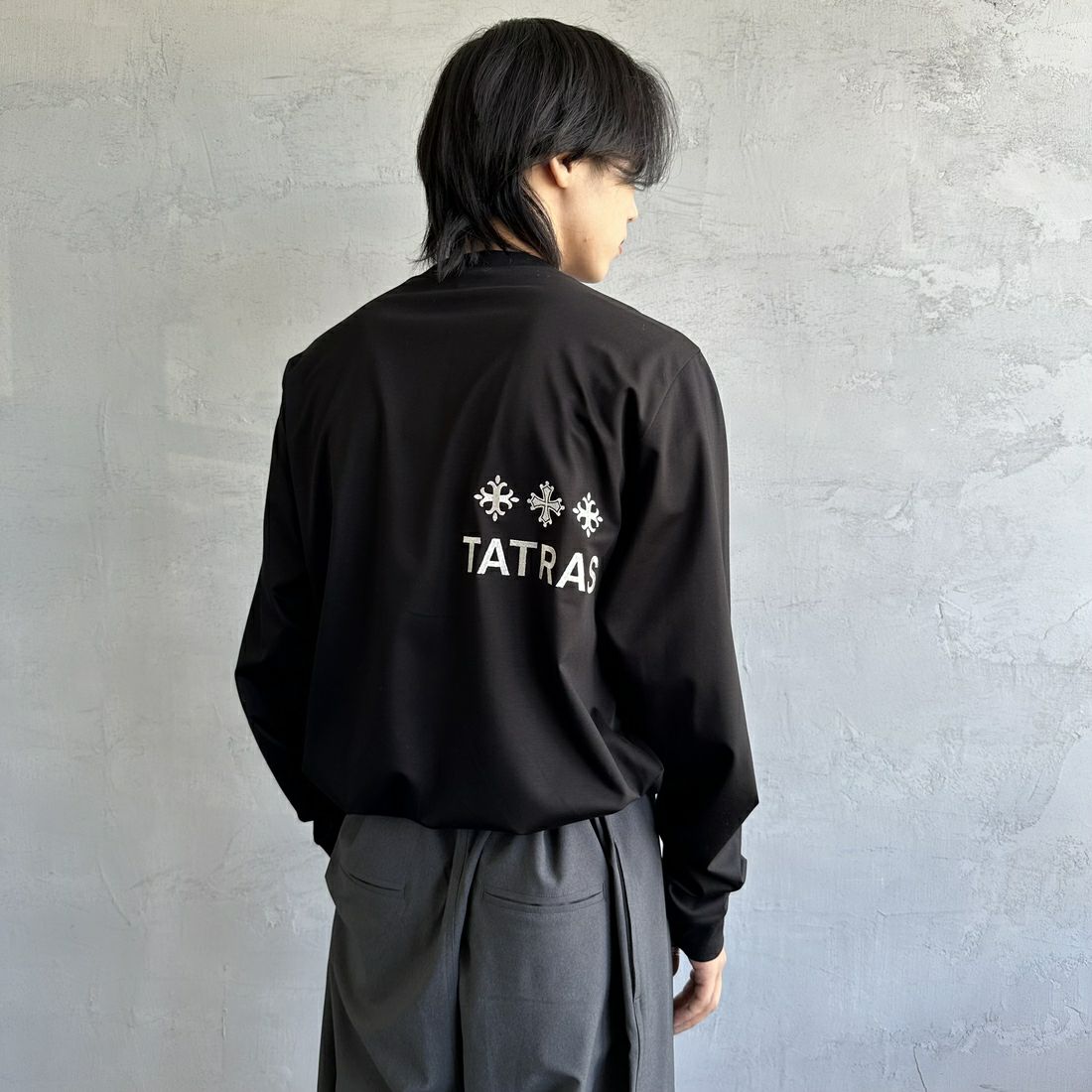 TATRAS [タトラス] BELECI ブランドロゴ ロングスリーブTシャツ 