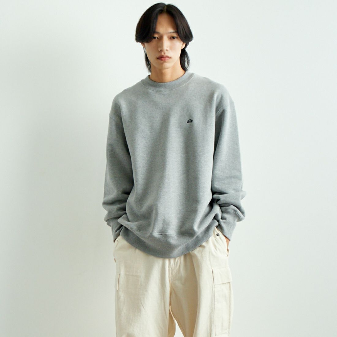 AiE [エーアイイー] モックネックTシャツ [PU678]｜ジーンズ