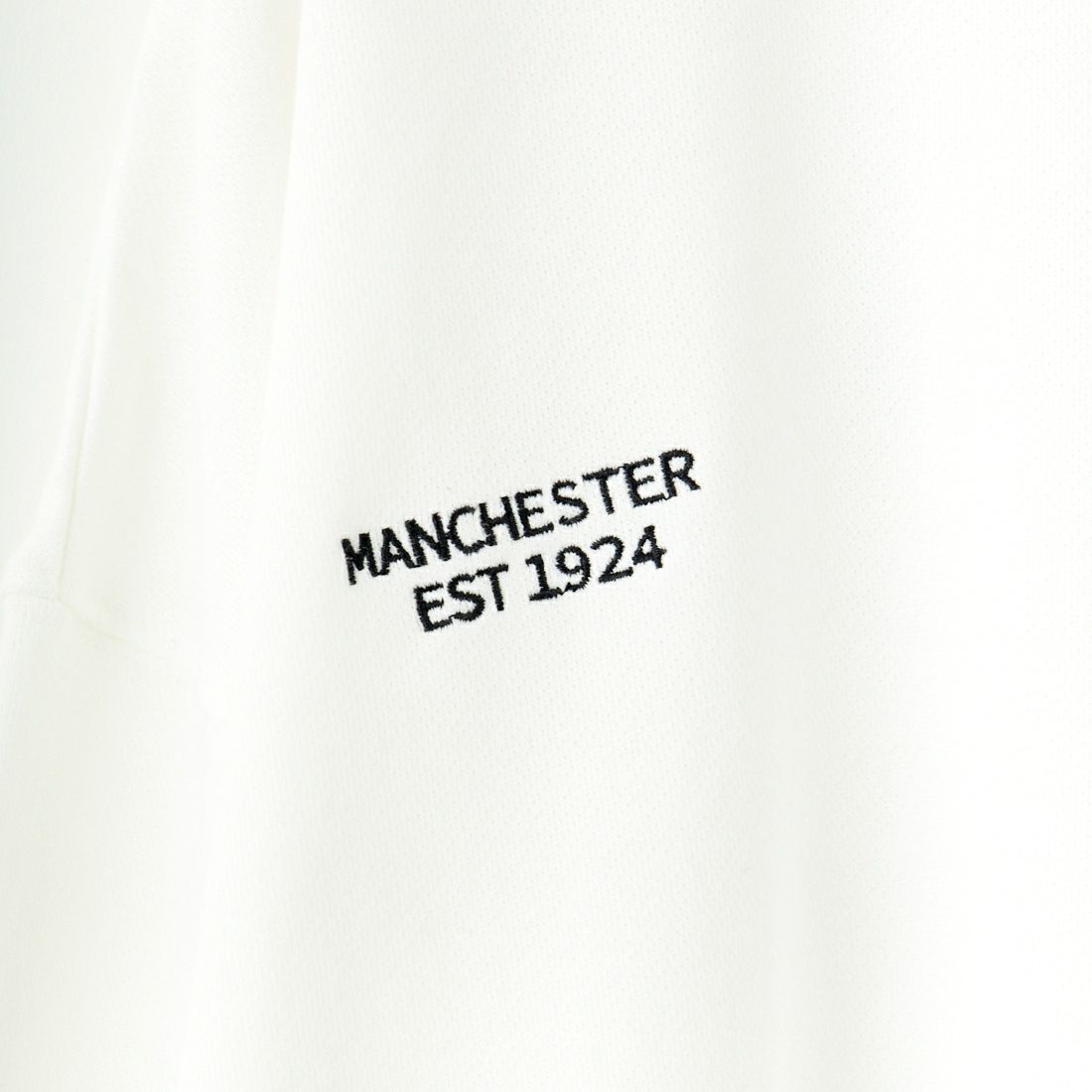 UMBLO [アンブロ] 別注 ワンポイント刺繍ロゴ クルーネックスウェット [KBT58-NK-PO1-JF] WHITE