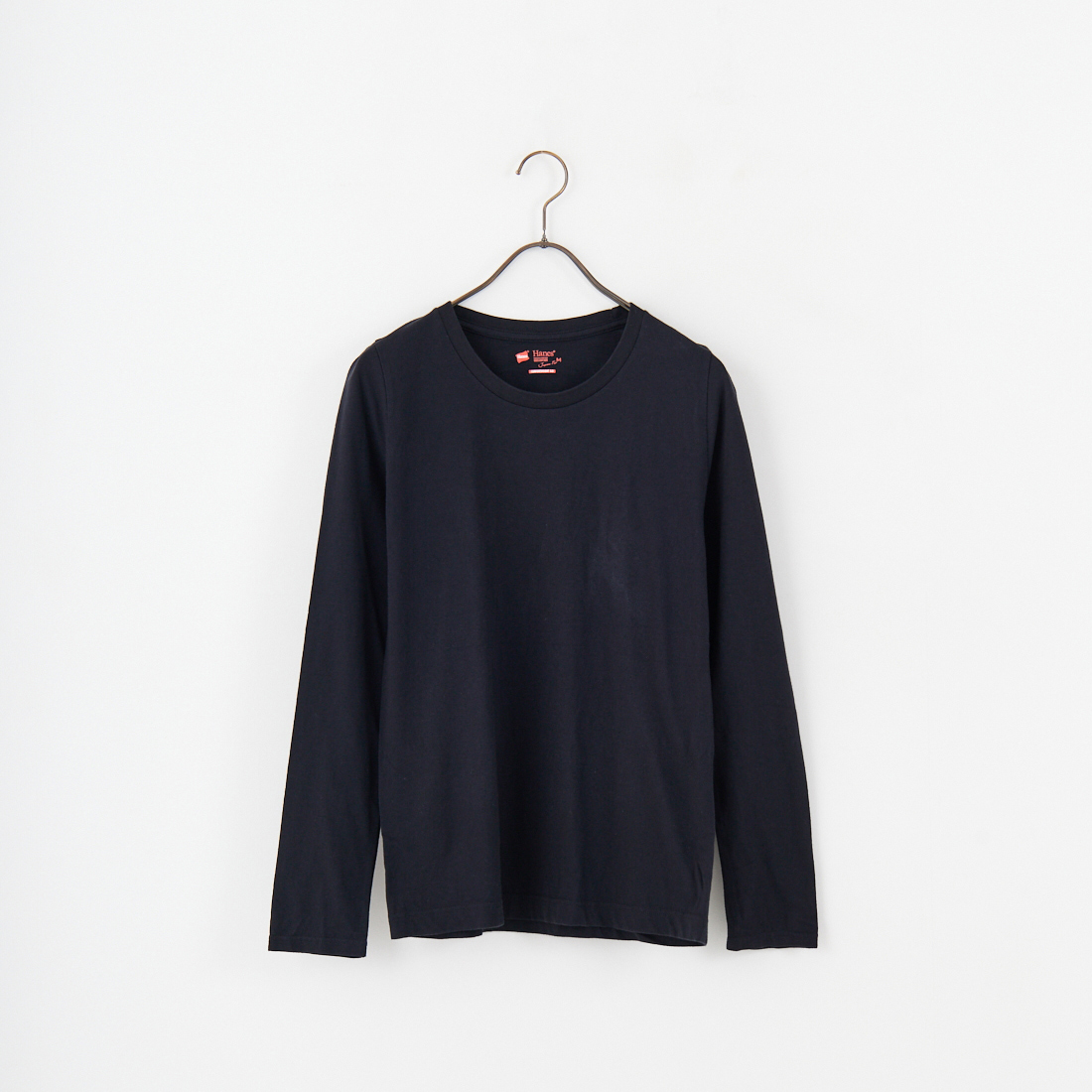 Hanes [ヘインズ] 2P クルーネックロングスリーブTシャツ [HW5440] 998 ｱｿｰﾄ