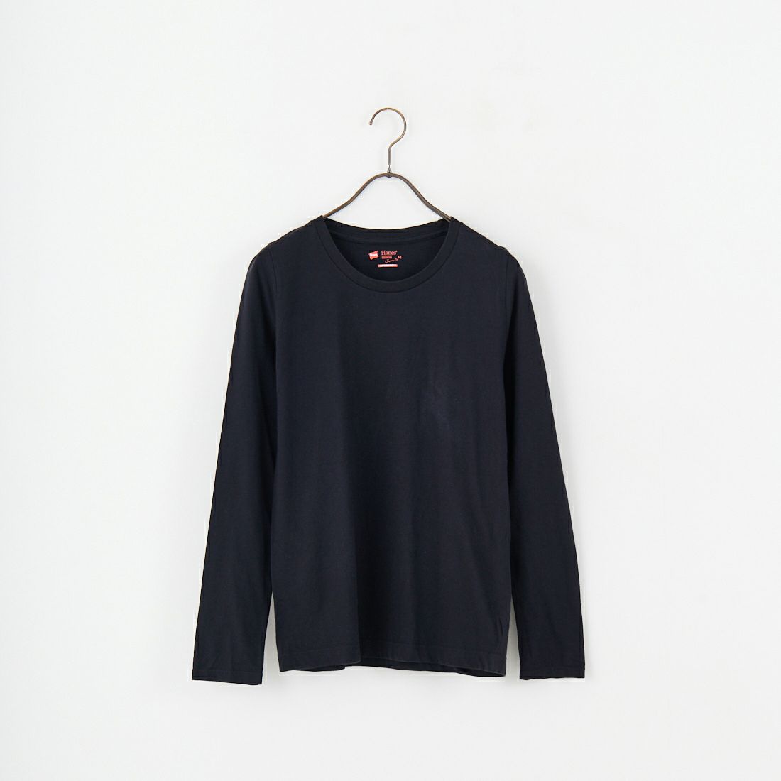 Hanes [ヘインズ] 2P クルーネックロングスリーブTシャツ [HW5440] 998 ｱｿｰﾄ