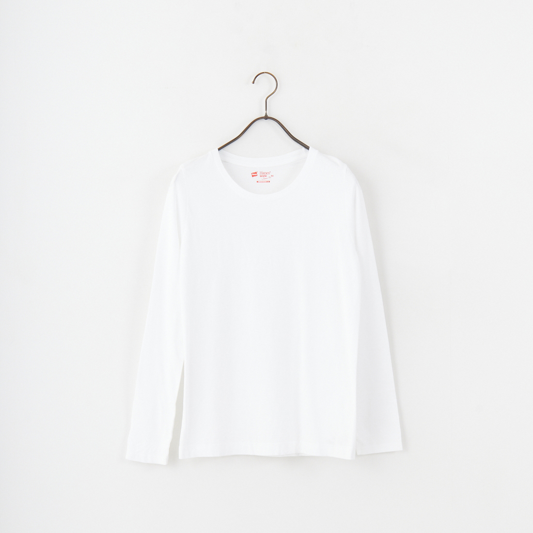 Hanes [ヘインズ] 2P クルーネックロングスリーブTシャツ [HW5440] 998 ｱｿｰﾄ