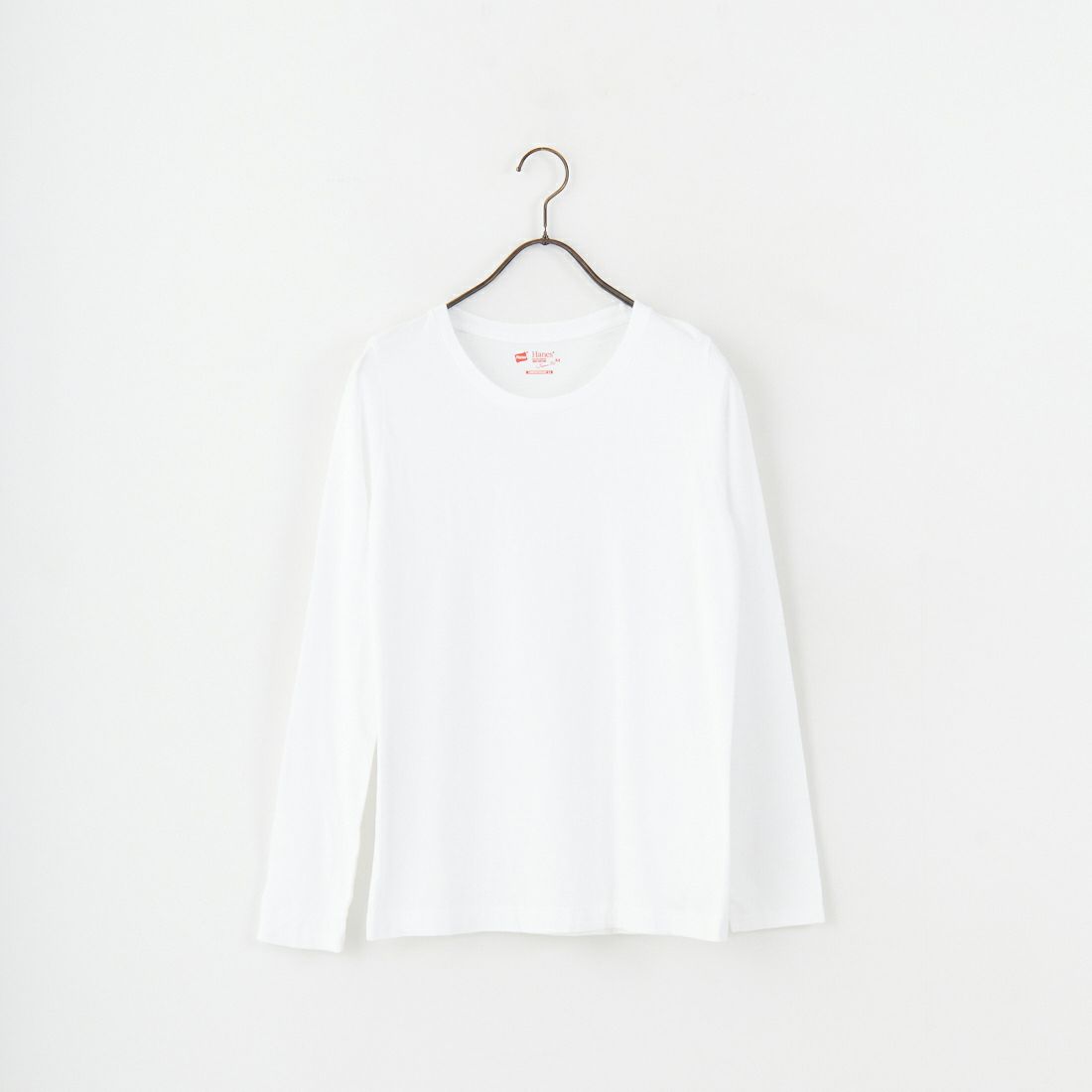 Hanes [ヘインズ] 2P クルーネックロングスリーブTシャツ [HW5440] 998 ｱｿｰﾄ