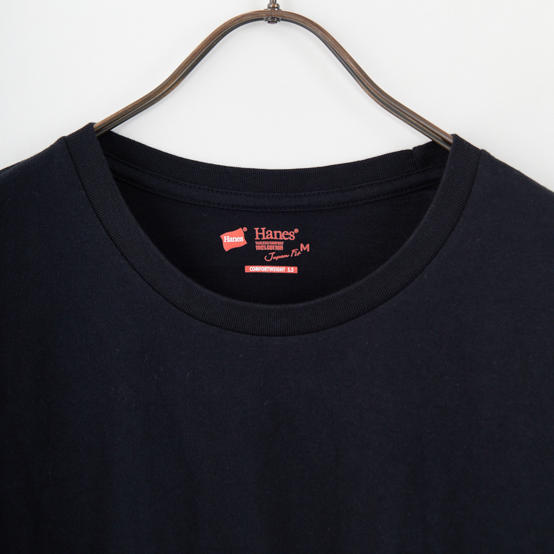 Hanes [ヘインズ] 2P クルーネックロングスリーブTシャツ [HW5440] 998 ｱｿｰﾄ