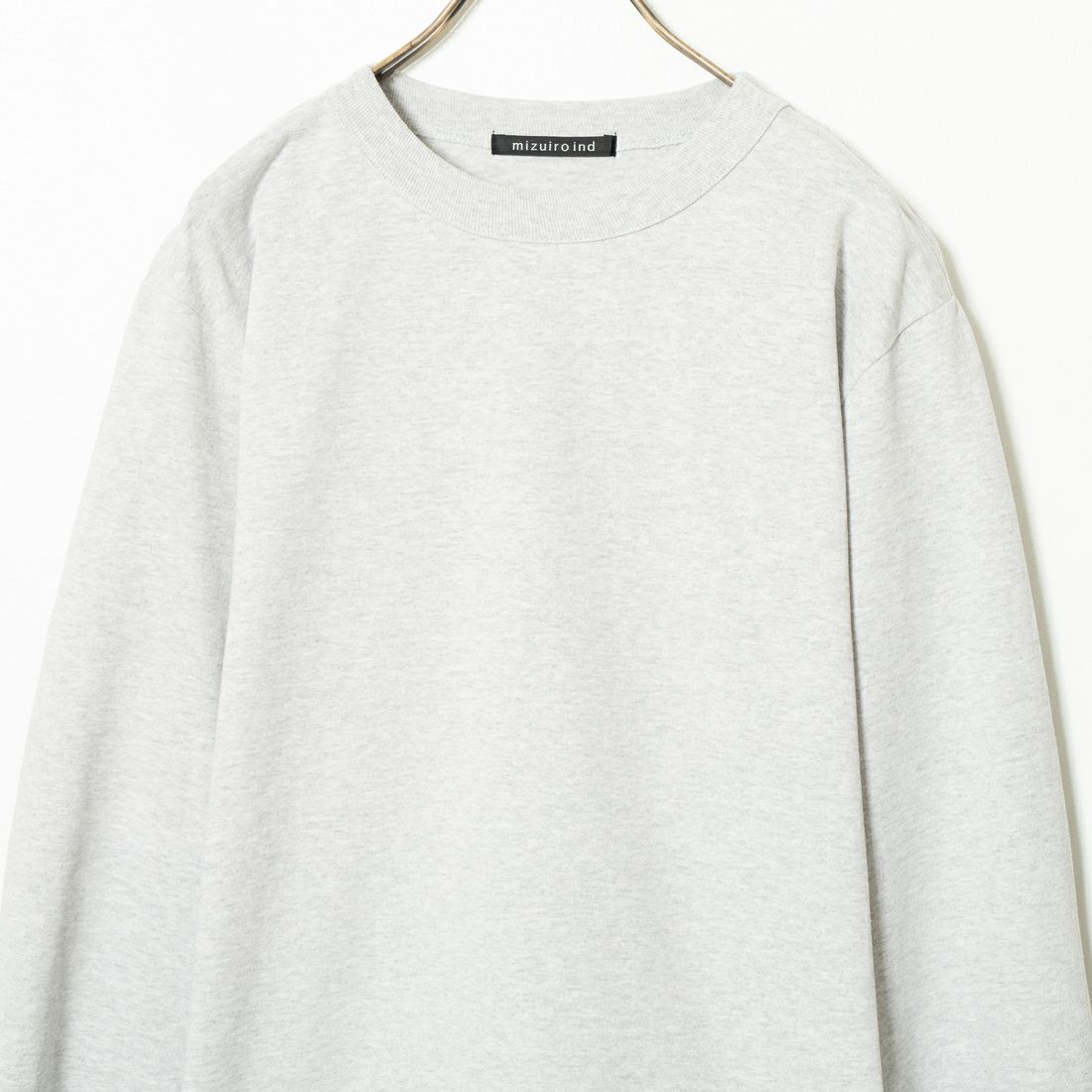 mizuiro ind [ミズイロインド] パフスリーブロングTシャツ [3-210028] 13 OATMEAL