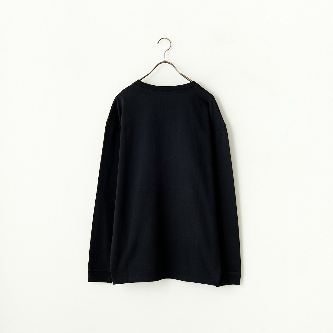 MAISON KITSUNE [メゾン キツネ] ボールド フォックスヘッドパッチ コンフォートロングスリーブTシャツ [LM00109KJ0118] BLACK