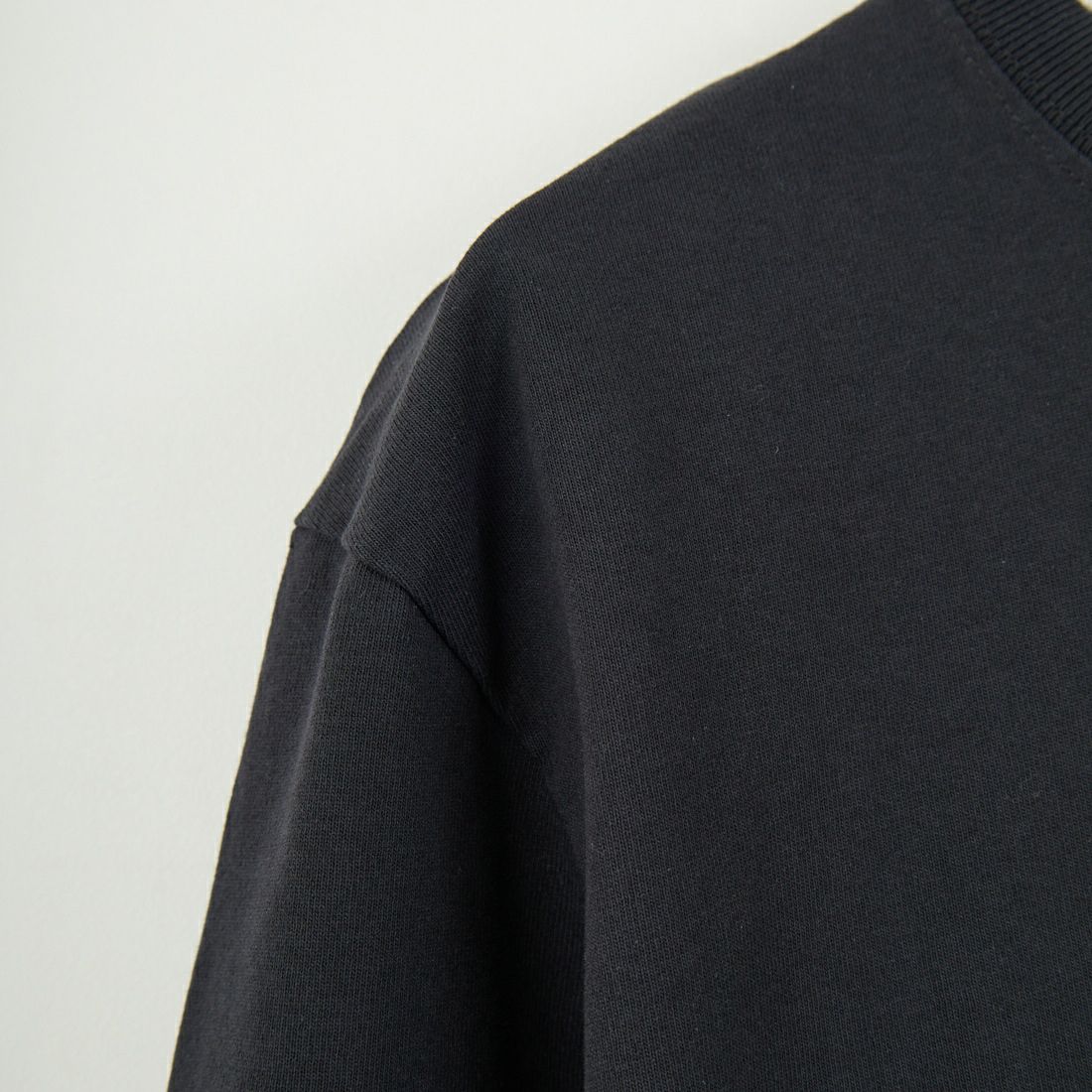 MAISON KITSUNE [メゾン キツネ] ボールド フォックスヘッドパッチ コンフォートロングスリーブTシャツ [LM00109KJ0118] BLACK