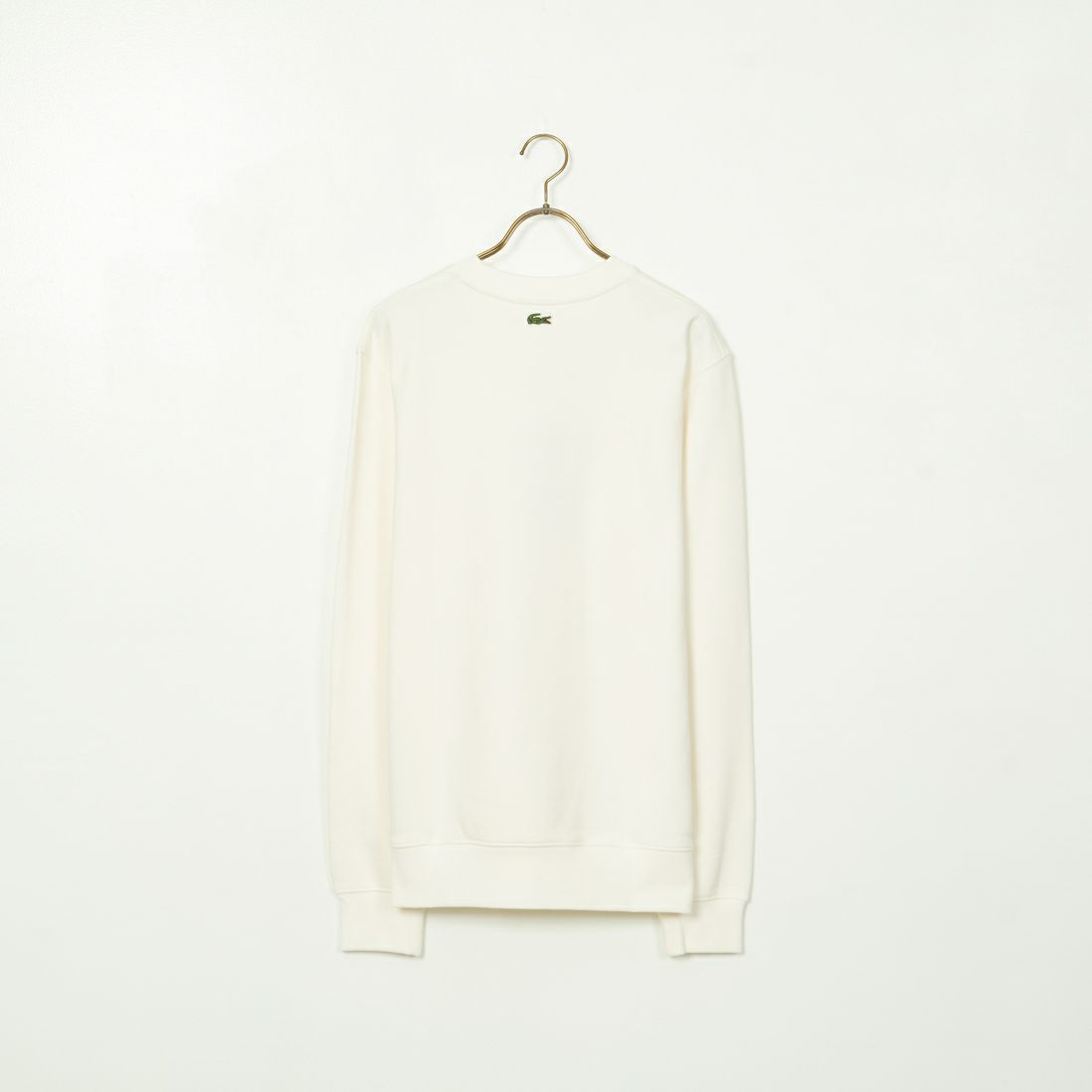 LACOSTE [ラコステ] ワンポイントプリント クルーネックスウェット [SH2736] 70V FLOUR