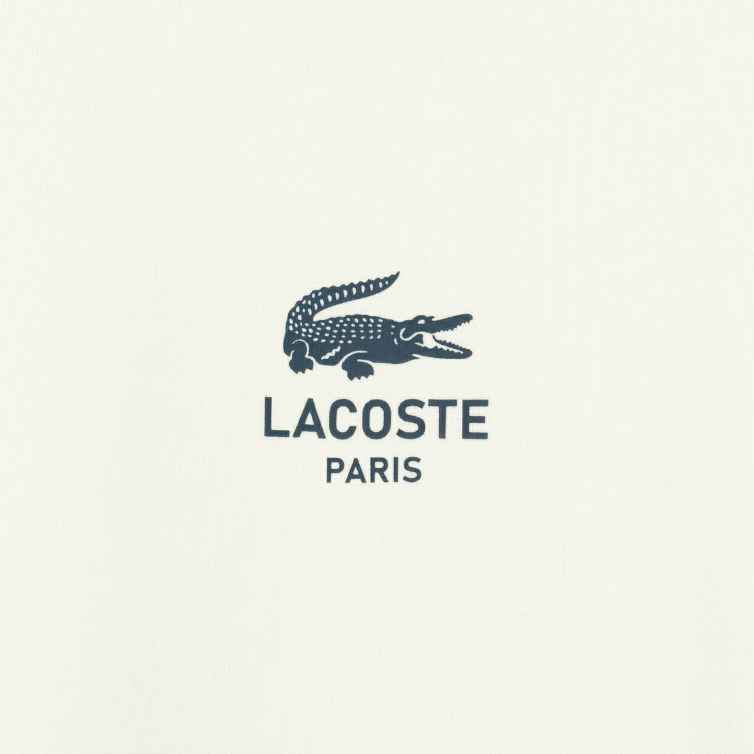LACOSTE [ラコステ] ワンポイントプリント クルーネックスウェット [SH2736] 70V FLOUR