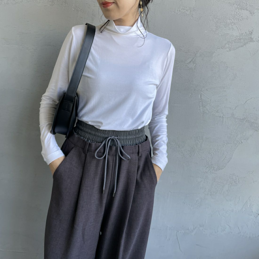 010 ﾎﾜｲﾄ&&モデル身長：160cm 着用サイズ：F&&