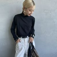 090 ﾌﾞﾗｯｸ&&モデル身長：150cm 着用サイズ：F&&