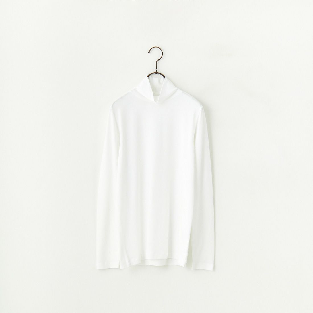 Hanes [ヘインズ] ソフトフィットタートルネック ロングスリーブTシャツ [HW4-A505] 010 ﾎﾜｲﾄ