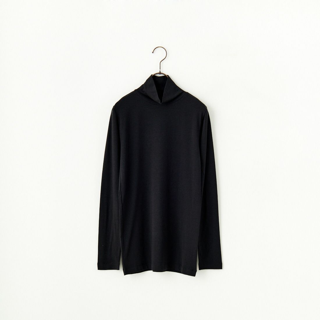 Hanes [ヘインズ] ソフトフィットタートルネック ロングスリーブTシャツ [HW4-A505] 090 ﾌﾞﾗｯｸ