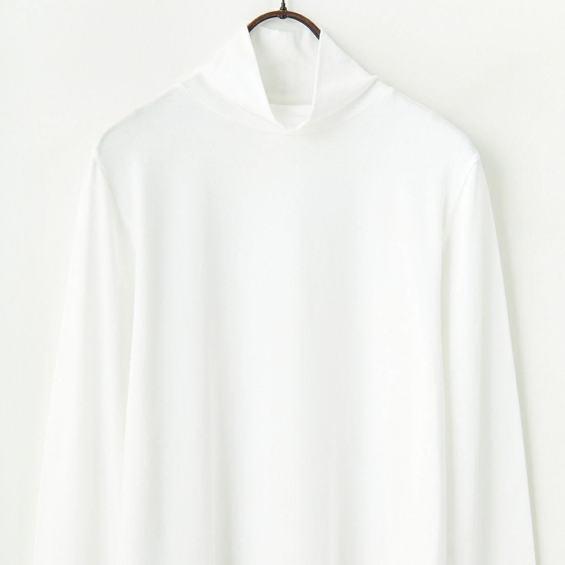 Hanes [ヘインズ] ソフトフィットタートルネック ロングスリーブTシャツ [HW4-A505] 010 ﾎﾜｲﾄ